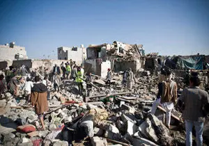 حمله موشکی مبارزان یمنی به متجاوزان سعودی