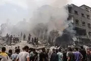 حمله پهپادی اسرائیل به اردوگاه پناهندگان در غزه