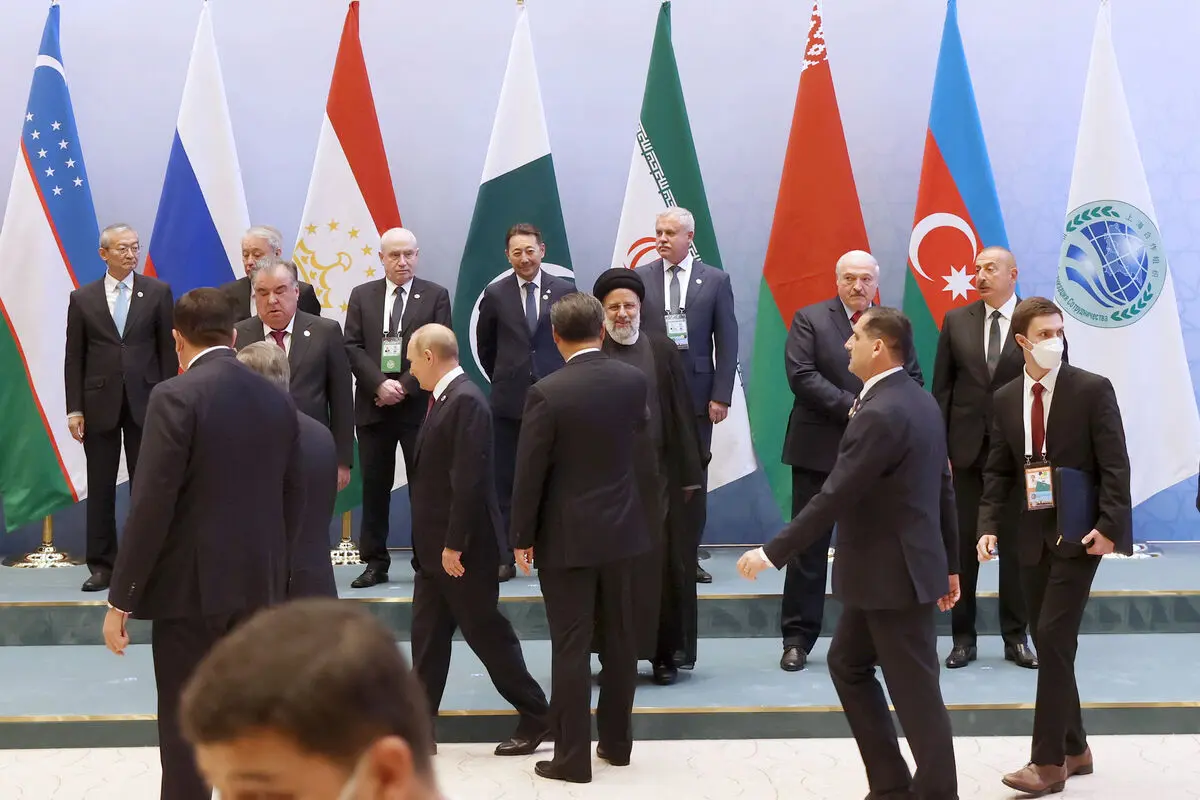 دورهمی شبانه سران شانگهای به همراه رئیسی +عکش