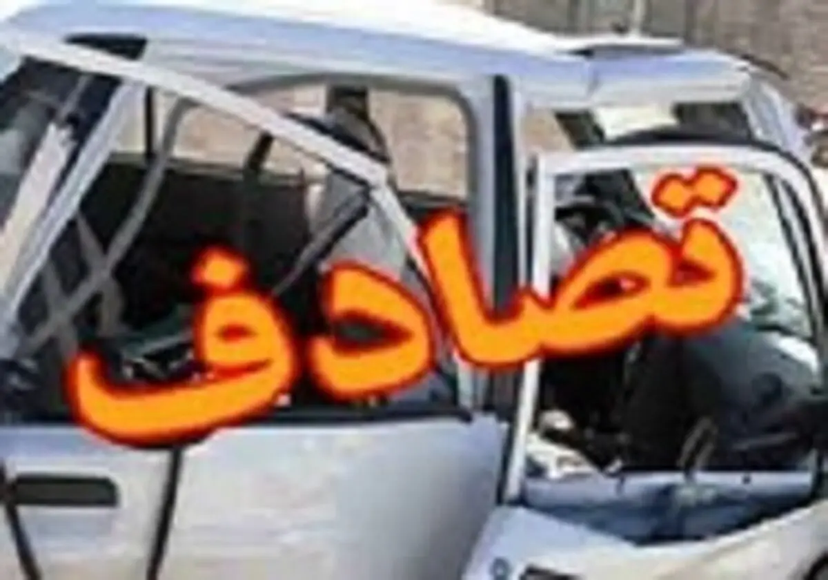 انحراف به چپ ، جان راننده را گرفت 