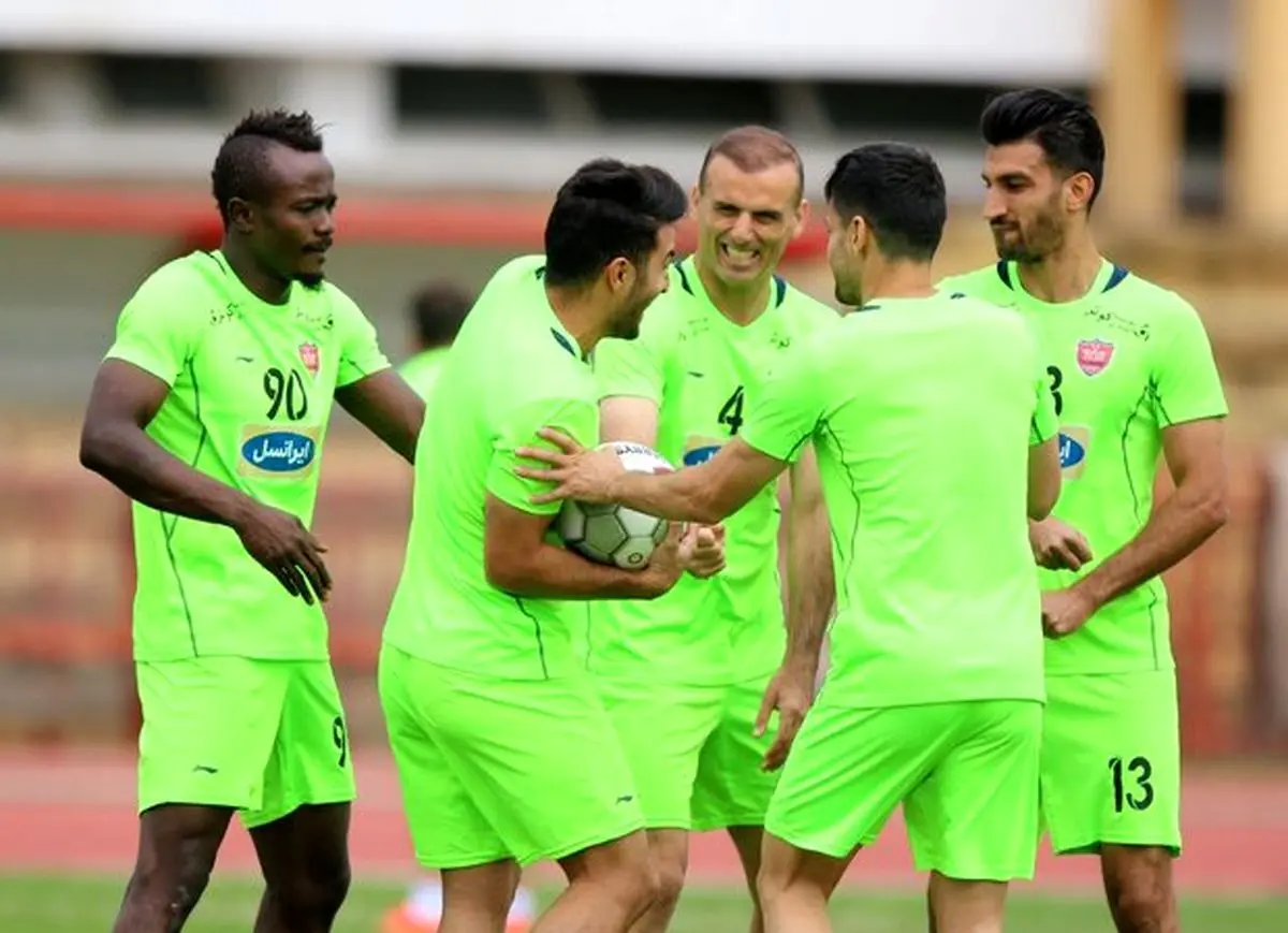 حضور پرسپولیسی ها در تمرین بعد از استراحت اجباری