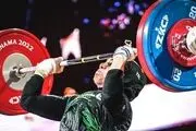 وزنه بردار ایران نایب قهرمان شد 