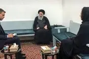 دیدار نماینده ویژه دبیرکل سازمان ملل با آیت الله سیستانی