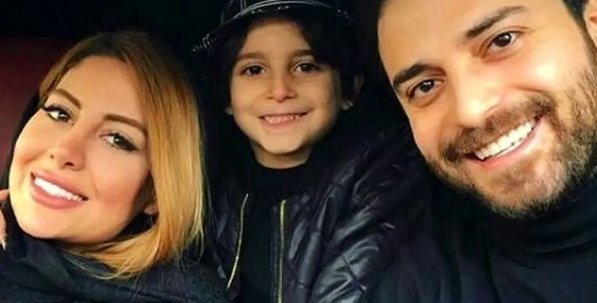 پسر و همسر بابک جهانبخش /عکس
