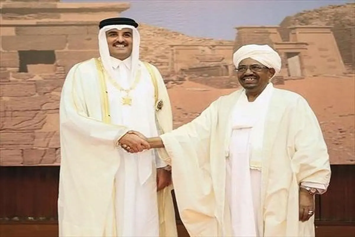 پیام مکتوب امیر قطر به رئیس جمهور سودان