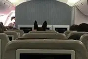 نشاندن سگ آمریکایی روی صندلی در پرواز کابل+عکس
