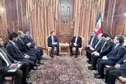 نخست وزیر قطر با رئیس جمهور اسلامی ایران دیدار کرد