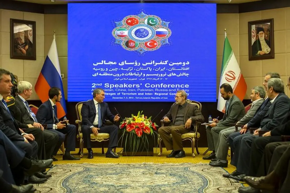 اظهارات ضد آمریکاییِ لاریجانی و همتای روس