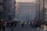 آتش‌سوزی در ساختمانی دولتی و یک ساختمان تجاری در بغداد