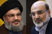دیدار رئیس سازمان صدا وسیما با دبیرکل حزب‌الله لبنان