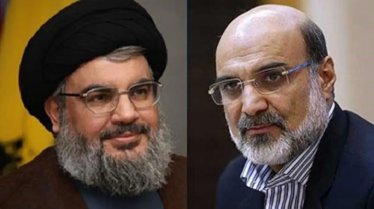 دیدار رئیس سازمان صدا وسیما با دبیرکل حزب‌الله لبنان