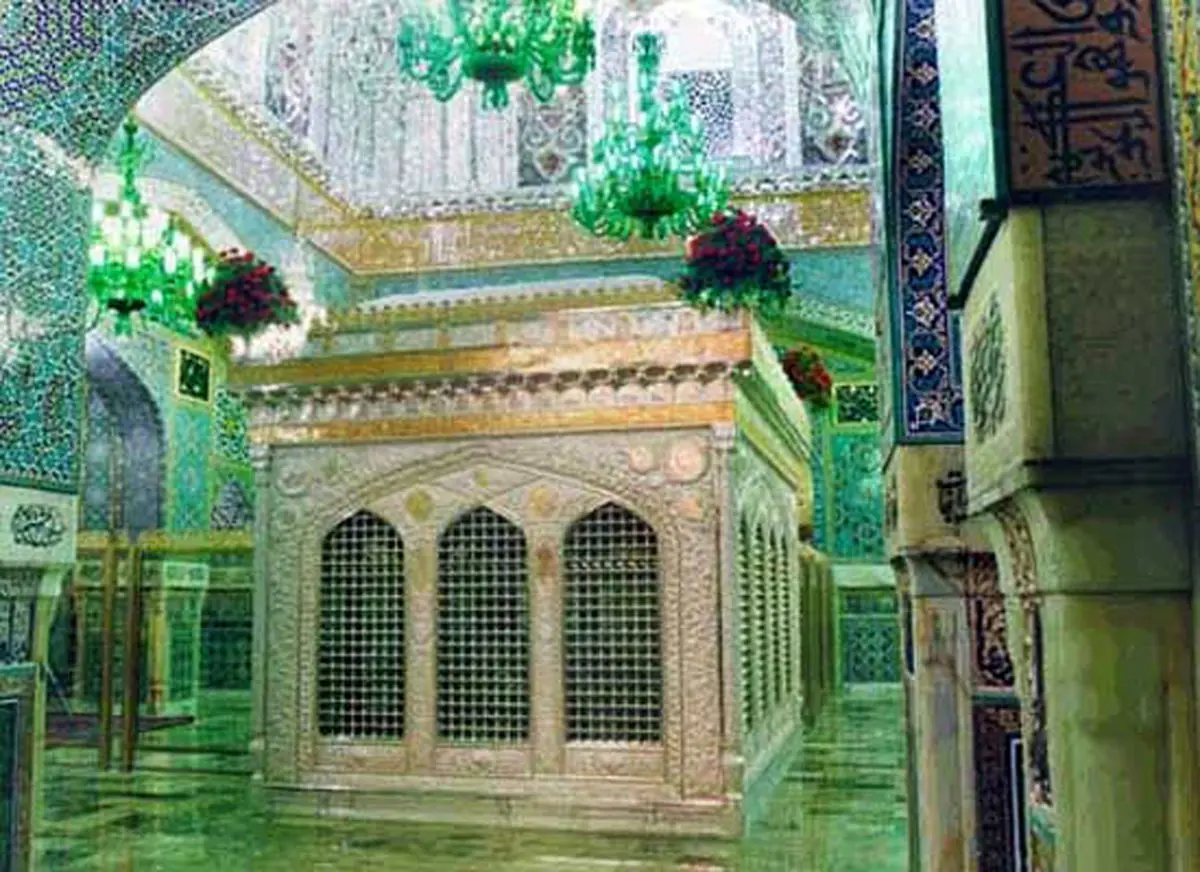روضه منوره رضوی غبارروبی شد