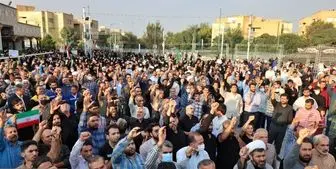  راهپیمایی مردم در محکومیت حرکات هنجارشکنانه/ قدردانی راهپیمایان از نیروی انتظامی +عکس و فیلم