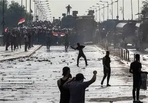 
آزادی2400 بازداشتی در جریان اعتراضات عراق 
