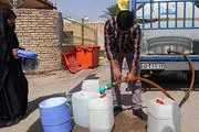 مشارکت بندر خرمشهر در تأمین آب شرب بخشی از روستاها و توابع خرمشهر 