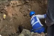  تخلیه ساختمان‌های مجاور محل آتش‌سوزی/ عکس