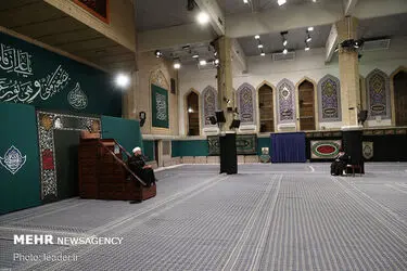 عزاداری شام شهادت حضرت فاطمه ‌زهرا (س) در حسینیه امام خمینی(ره)
