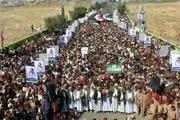 راهپیمایی مردم یمن در اعلام همبستگی با مردم فلسطین 