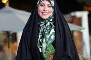 خانم مجری در جمع شادِ زنانه/ عکس