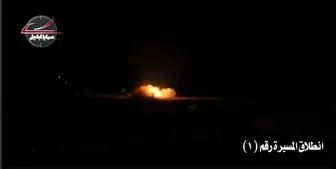  لحظه حمله راکتی و پهپادی به پایگاه آمریکا در بغداد +فیلم