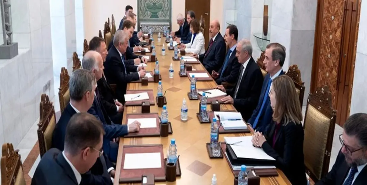 رایزنی رئیس جمهور سوریه  با «الکساندر لاورنتیف»
