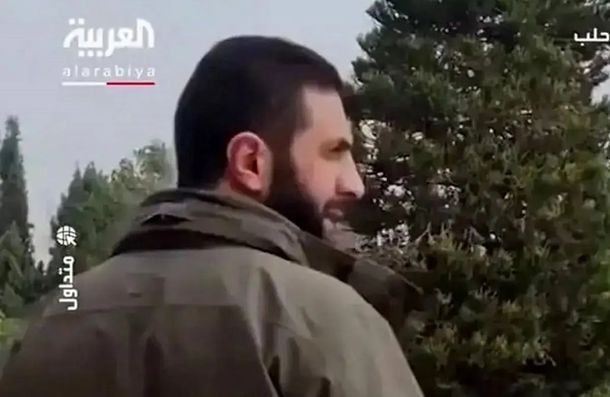 ورود جولانی به کاخ الضیافه حلب/فیلم