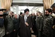 دیدار نوروزی فرماندهان ارشد نیروهای مسلح با رهبر انقلاب/گزارش تصویری