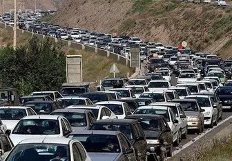 ترافیک سنگین در آزادراه قزوین – کرج
