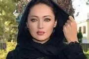 چهره غمگین «نیکی کریمی» در لباس «عروس مردگان» /عکس