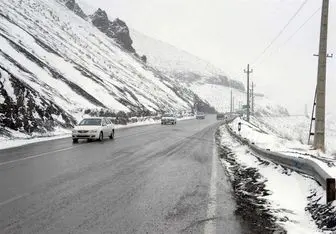 آخرین وضعیت راهها/ بسته شدن جاده هشتگرد به طالقان به خاطر برف
