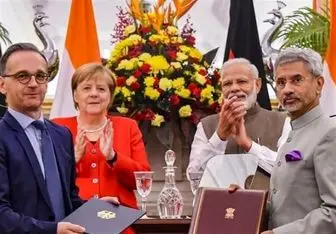  امضا ۱۷ تفاهم‌نامه همکاری بین آلمان و هند 