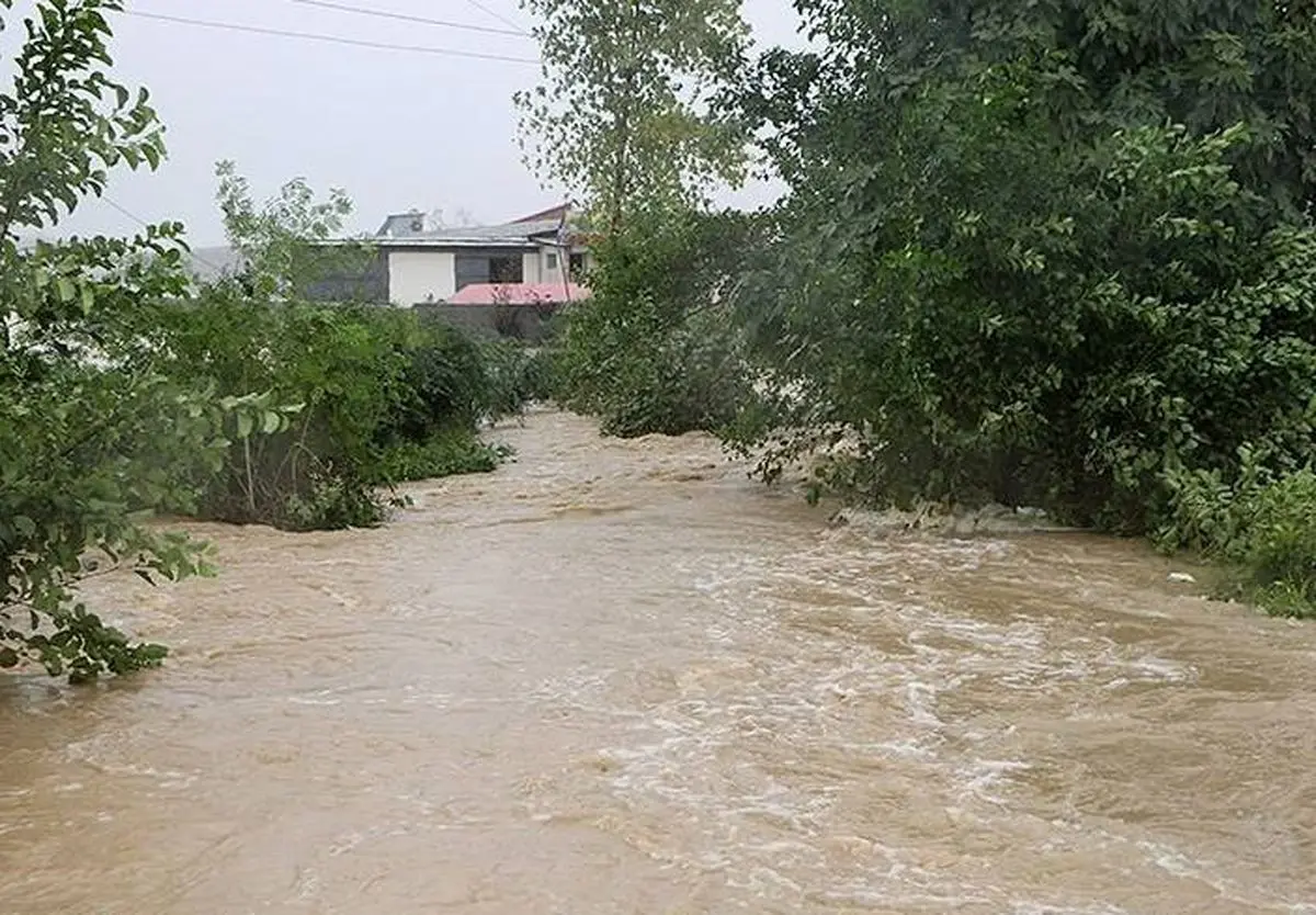 تصویری دردناک از خسارت سیل در گیلان