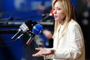 جورجیا ملونی ایران را تهدید کرد