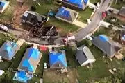 سقوط هواپیمای نیروی دریایی آمریکا در آلاباما+فیلم