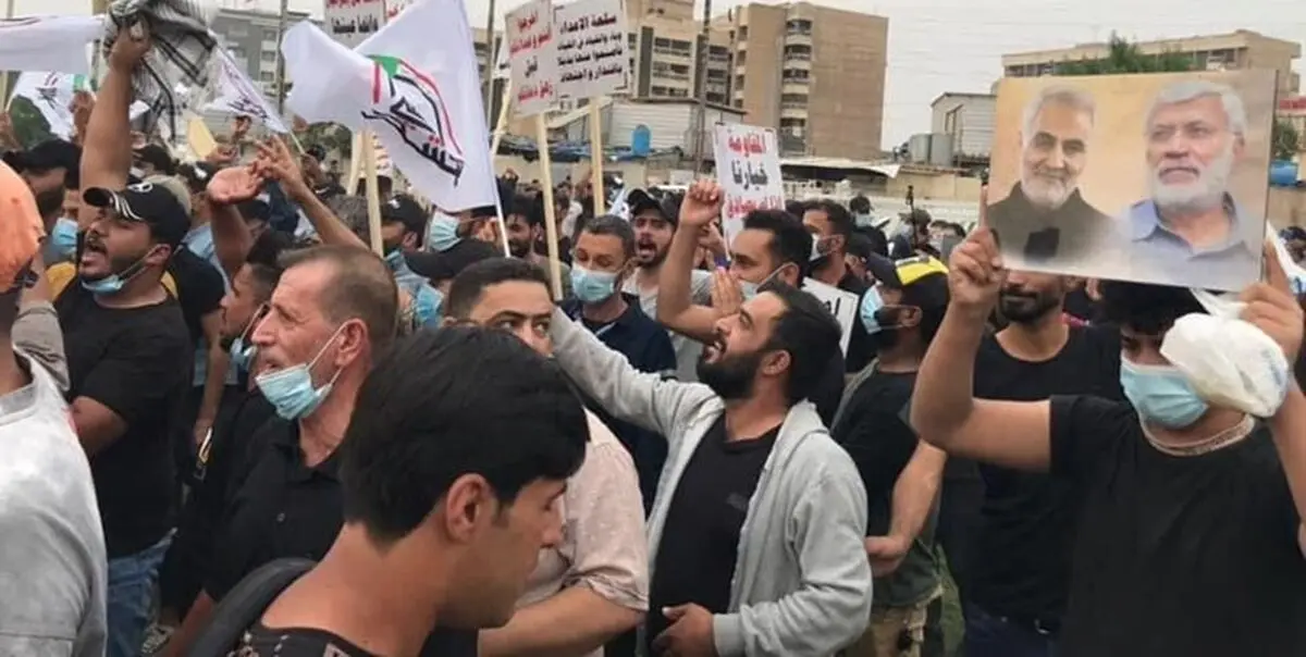 اعتراض عراقی ها به استمرار حضور نظامیان آمریکایی در کشورشان