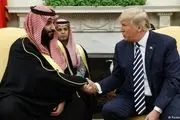 عربستان اینطوری سبیل ترامپ را چرب می‌کند!/ کاریکاتور