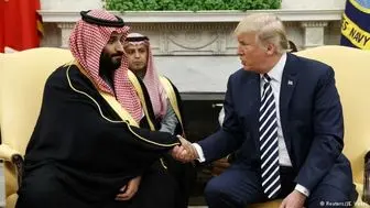 عربستان اینطوری سبیل ترامپ را چرب می‌کند!/ کاریکاتور