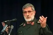 سردار قاآنی: هنیه از عملیات ۷ اکتبر مطلع نبود