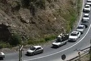 ترافیک سنگین در محور چالوس و فیروزکوه
