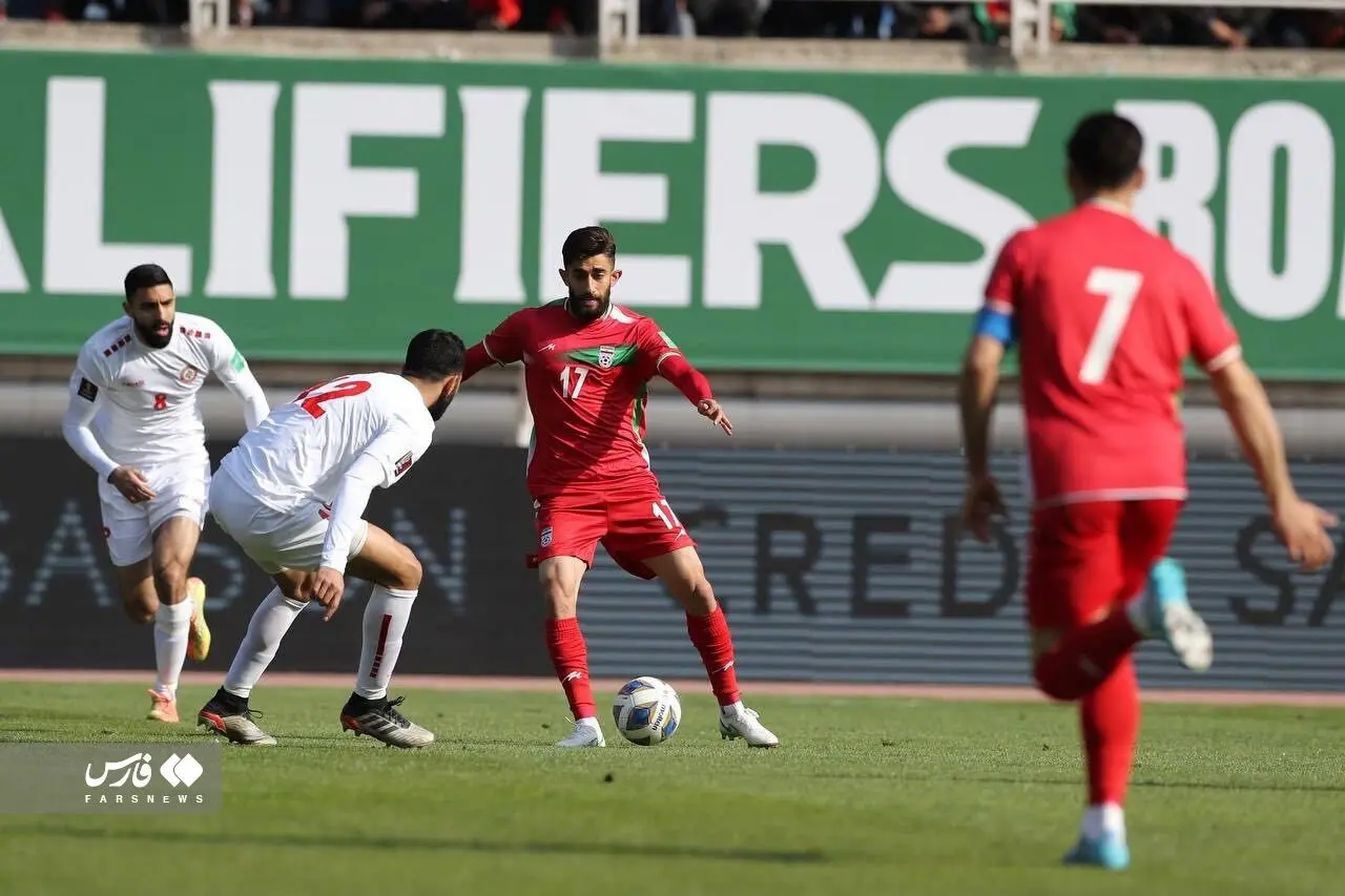برد شیرین ایران مقابل لبنان/گزارش تصویری