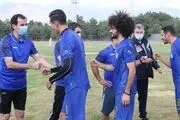 دلبری سعید عزیزیان برای هواداران استقلال 