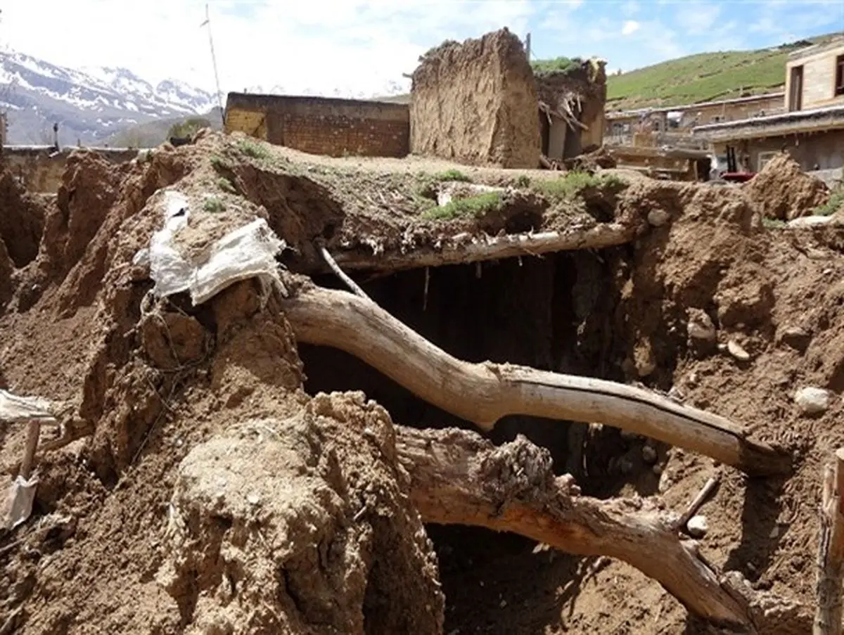 خسارت زمینلرزه 4.1 ریشتری به بعضی از مناطق روستایی شهرستان نهاوند