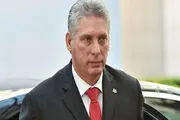 ویدئو جالب از لحظه ورود رئیس جمهور کوبا به تهران