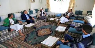 حضور سفیر ایران در منزل شهید یمنی