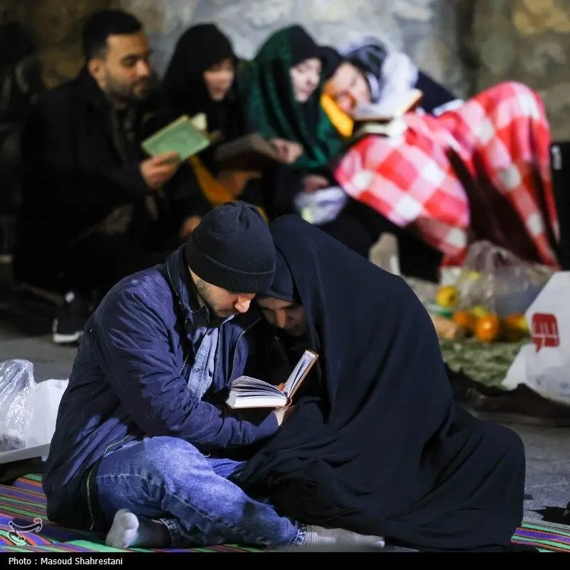 شب قدر در کهف الشهدا/ گزارش تصویری