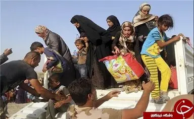 فرار مردم فلوجه 