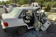 تصادف کامیون با پراید در محور اهرم - برازجان/ ۵ نفر جان باختند
