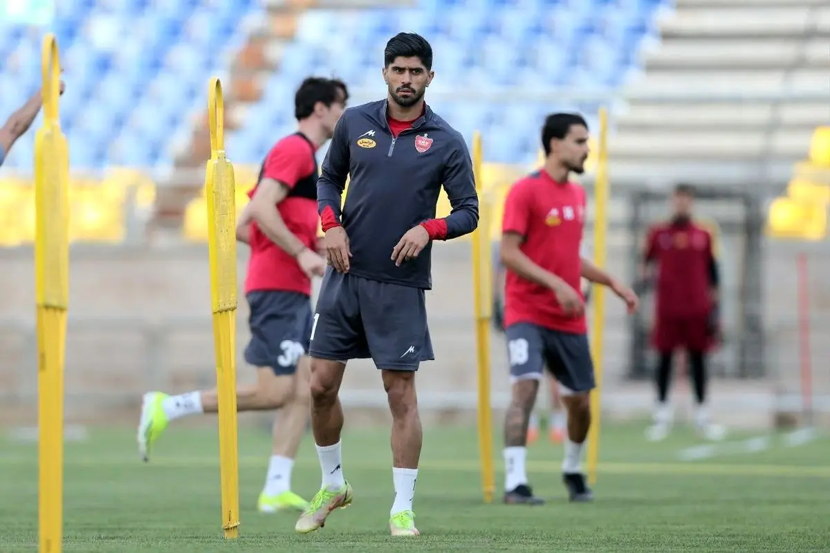 زننده گل قرن مهمان ویژه تمرین پرسپولیس شد