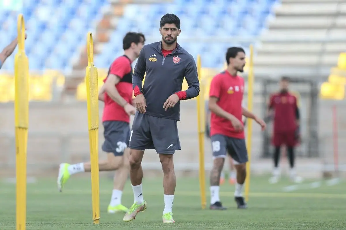 زننده گل قرن مهمان ویژه تمرین پرسپولیس شد