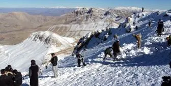 پیدا شدن 14 نفر از مفقودین ارتفاعات برف‌گیر سرشیو سقز
